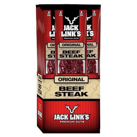Jack Links 1 oz. Original Beef Steak, PK144 04002